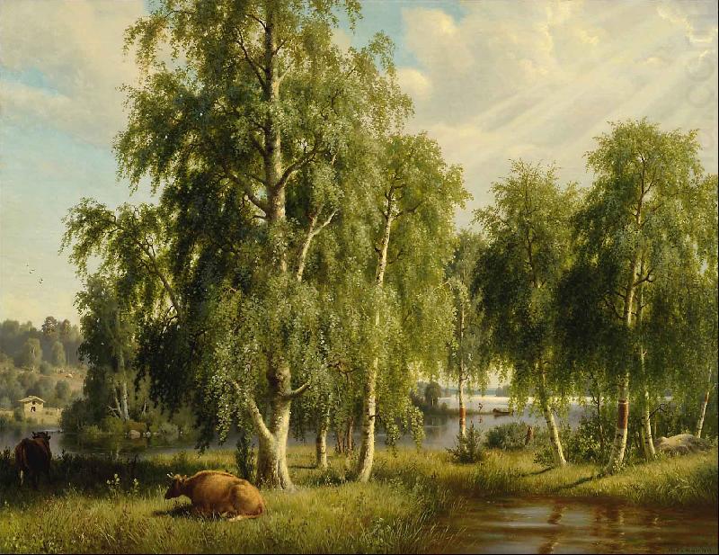 Summer landscape, Ferdinand von Wright